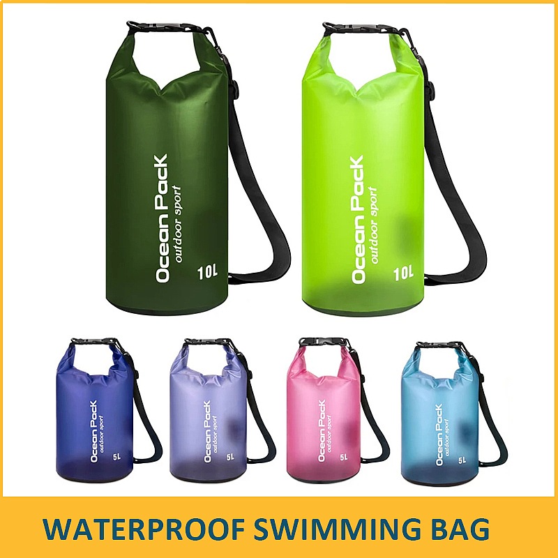 Fishing Bag Waterproof - 방수 수영 가방 드라이색 5L 10L
