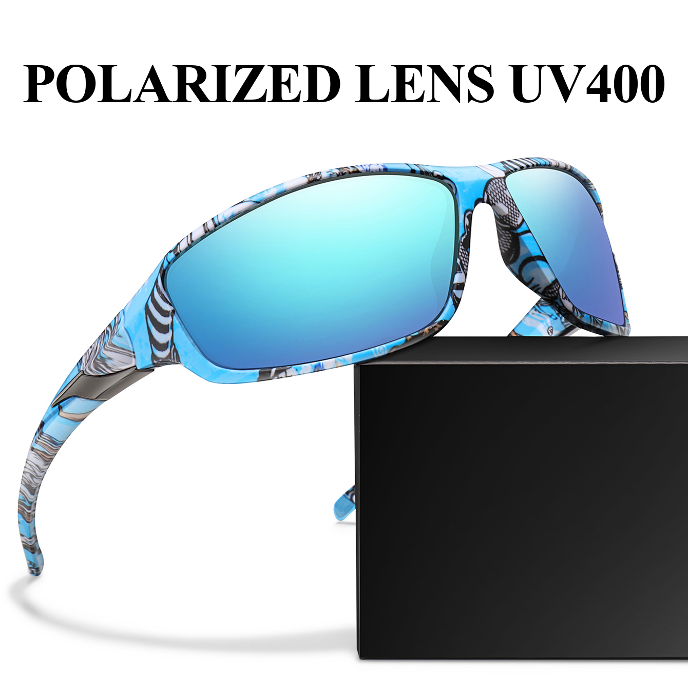 Fishing Sunglasses Polarized - 편광 UV400 낚시 선글라스 남녀공용, 사이클링