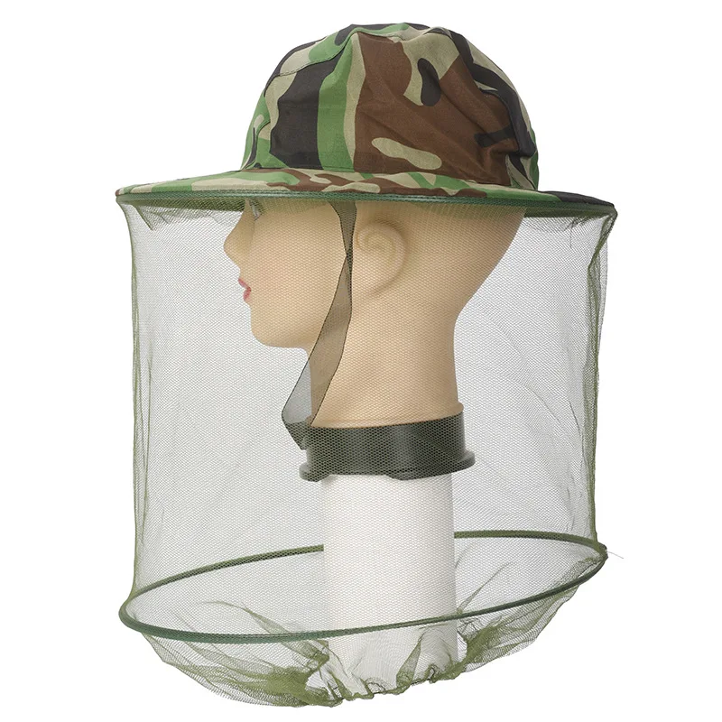 Fishing Hat - 메쉬 낚시 모자 위장 벌 키퍼
