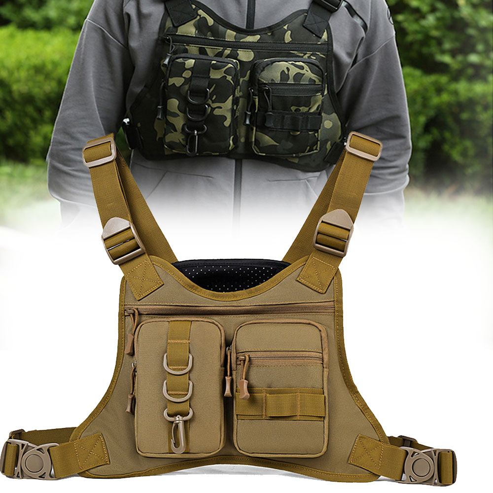 Fishing Backpack - 전술 몰리 프론트 체스트 리그 조끼