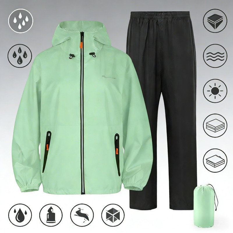전신 방수 반사 재킷 바지 세트 (자전거, 낚시 등 야 - Fishing Rain Suit 리뷰 및 가격