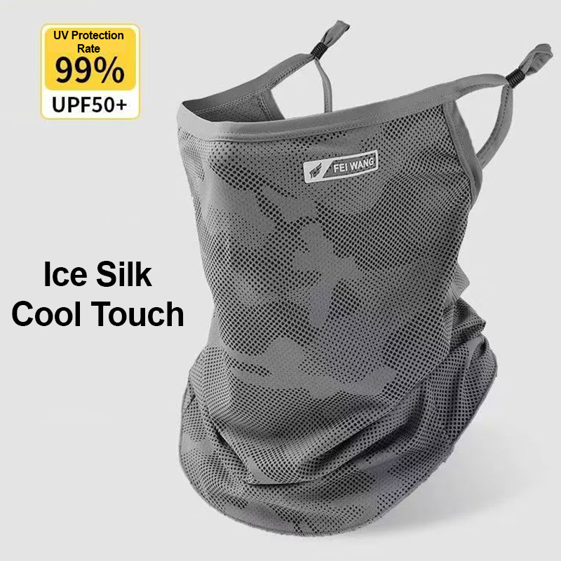 넥 게이터 UV 차단 페이스 마스크 아이스 실크 유니섹 - Fishing Mask Sun Protection 리뷰 및 가격