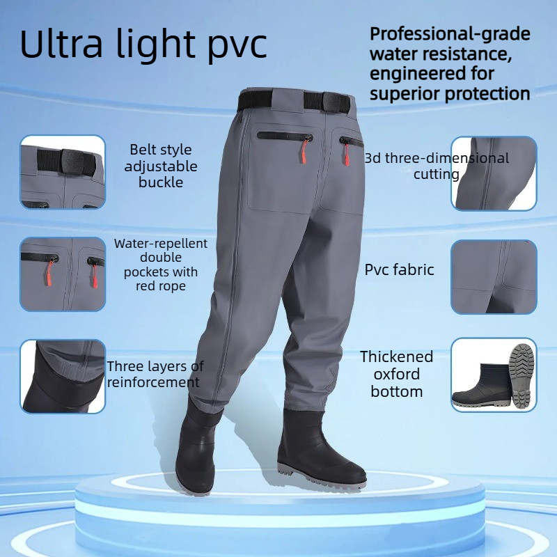 남성용 방수 낚시 웨이딩 팬츠, 나일론 하프 바디 허리 - Fishing Pants Waterproof 리뷰 및 가격