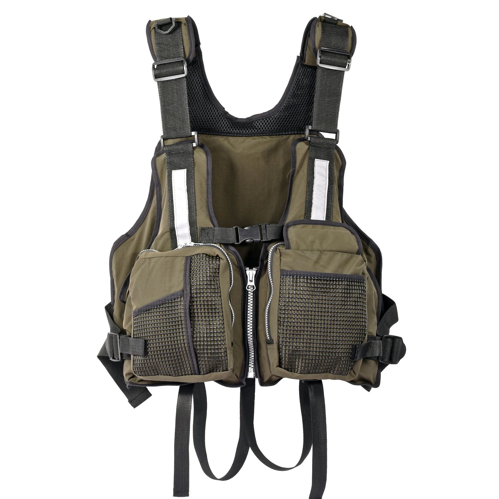 여러 개의 포켓이 있는 야외 낚시 조끼 호루라기가 있는 - Fishing Vest 리뷰 및 가격