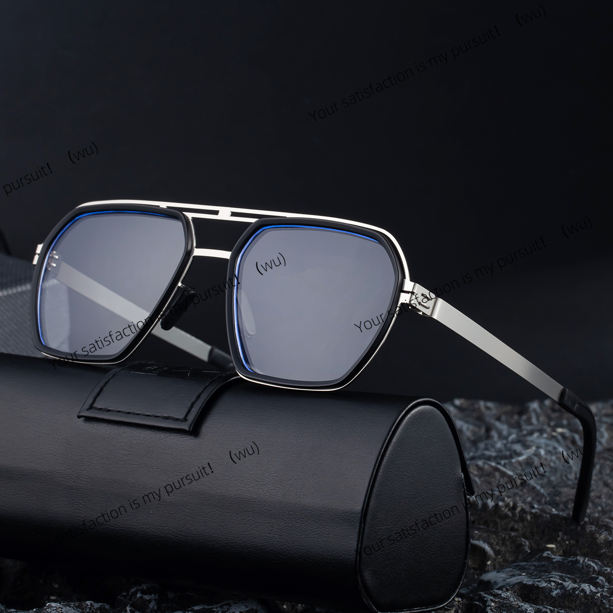 편광 이중 빔 스테인리스 스틸 선글라스 남성용 사각 프 - Fishing Sunglasses Polarized 리뷰 및 가격
