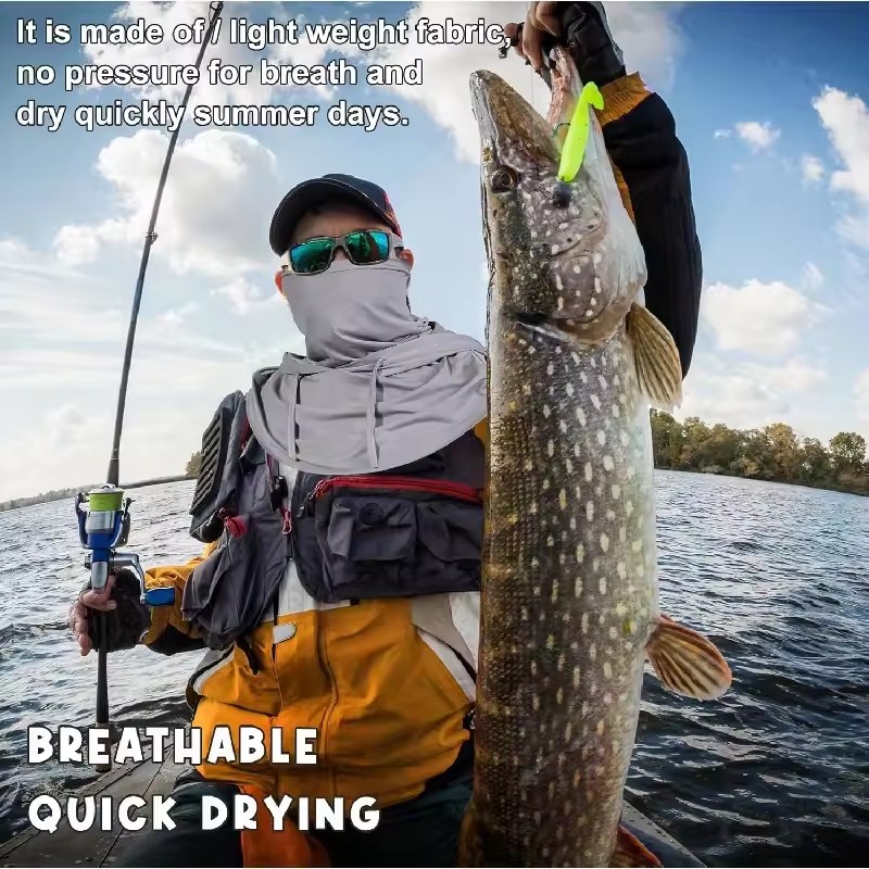 1Pc 발라클라바 모자 통기성 자외선 차단제 빠른 건조 - Fishing Hoodie 리뷰 및 가격