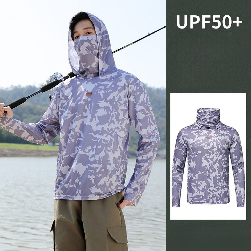 낚시 셔츠 후드 남성용 자외선 차단 의류 야외 여름 패 - Fishing Shirt Uv Protection 리뷰 및 가격