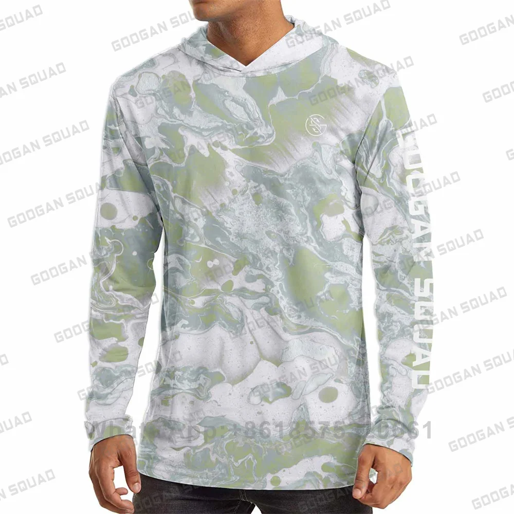 GOOGAN SQUAD 남성용 긴팔 후디 셔츠 UPF  - Fishing Shirt Uv Protection 리뷰 및 가격