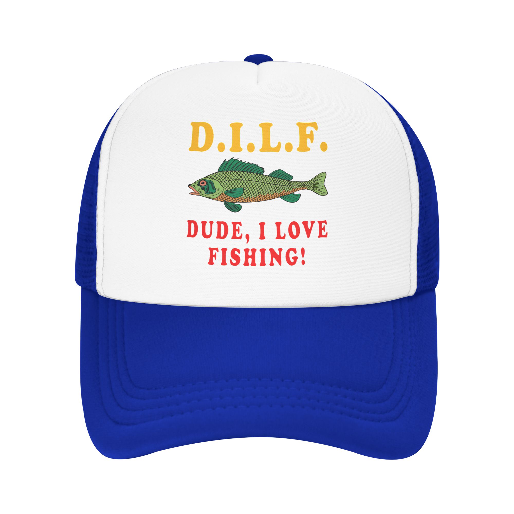 Dude I Love Fishing DILF Meme  - Fishing Hat 리뷰 및 가격