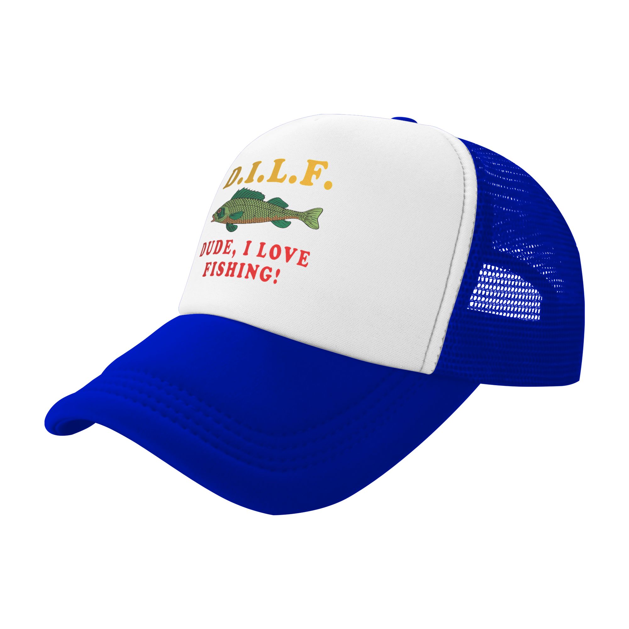 Dude I Love Fishing DILF Meme  - Fishing Hat 리뷰 및 가격