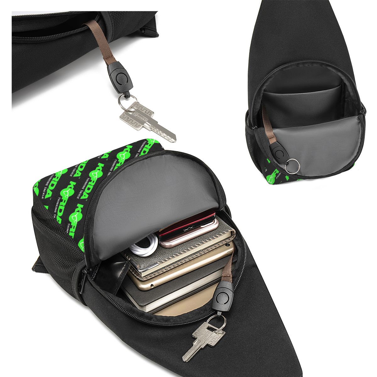 Korda 낚시 로고 물고기 잉어 어부 선물 가슴 가방 - Fishing Backpack 리뷰 및 가격
