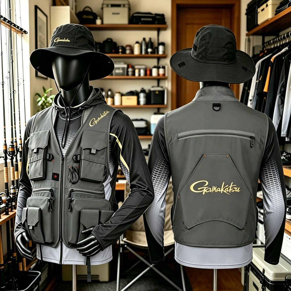가마카츠 멘 멀티 포켓 낚시 조끼 속건 통기성 아웃도어 - Fishing Rain Suit 리뷰 및 가격