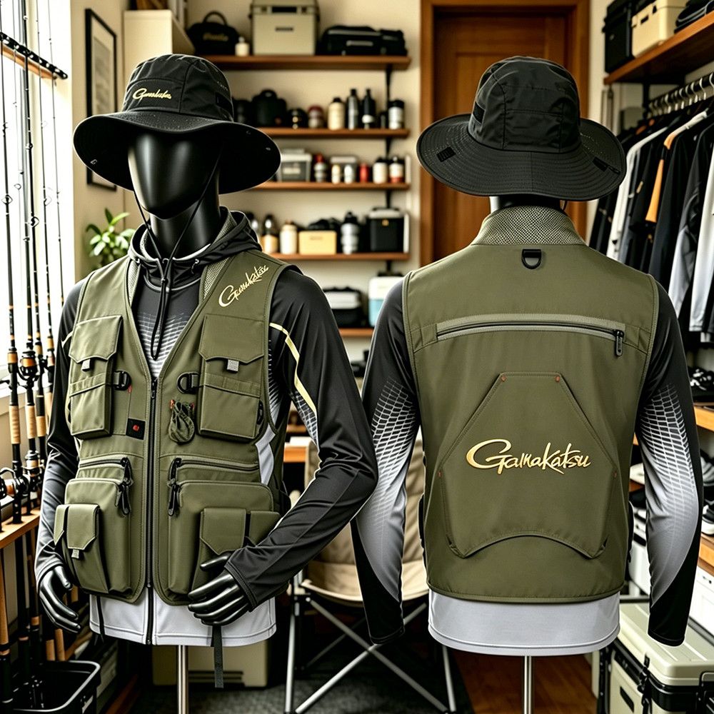 가마카츠 멘 멀티 포켓 낚시 조끼 속건 통기성 아웃도어 - Fishing Rain Suit 리뷰 및 가격