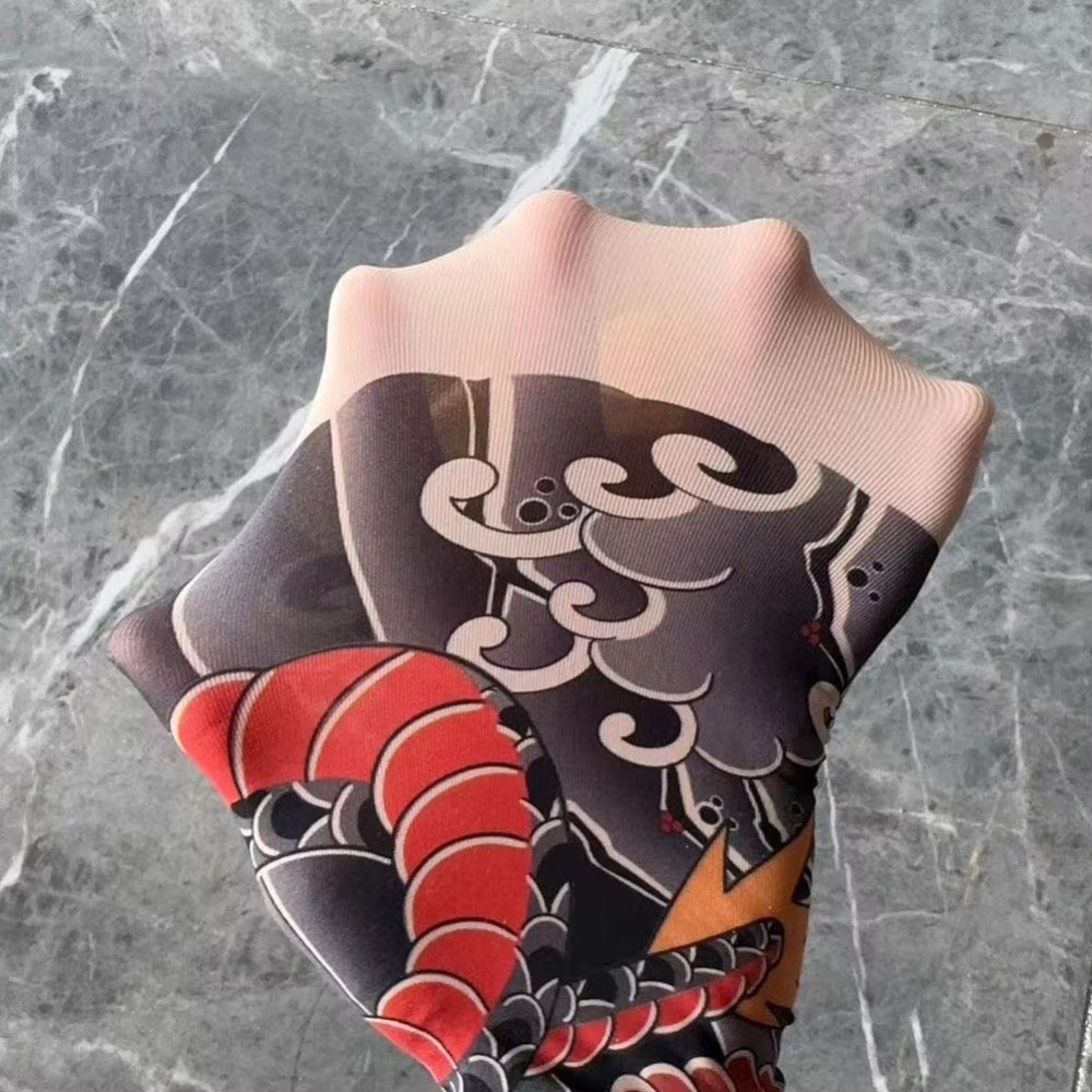 전체 다리 가짜 타투 양말 프린트 타이츠 사이클링 낚시 - Fishing Socks 리뷰 및 가격