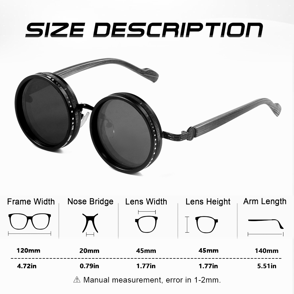 CRIXALIS 2개입 편광 스팀펑크 조절 가능한 남성 - Fishing Sunglasses Polarized 리뷰 및 가격