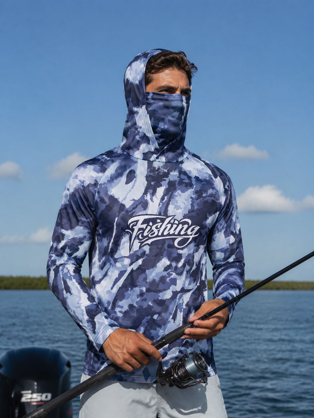 낚시 셔츠 후드 남성 낚시복 긴팔 야외 여름 마스크 후 - Fishing Mask Sun Protection 리뷰 및 가격