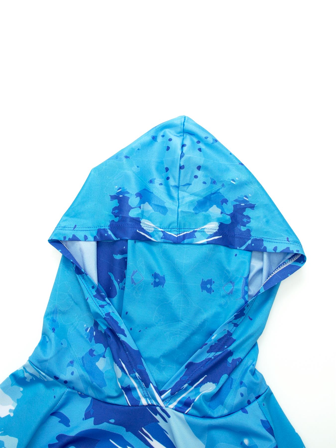 낚시 후드 셔츠 UPF 50 피쉬 후디 캡 UV 차단  - Fishing Shirt Uv Protection 리뷰 및 가격