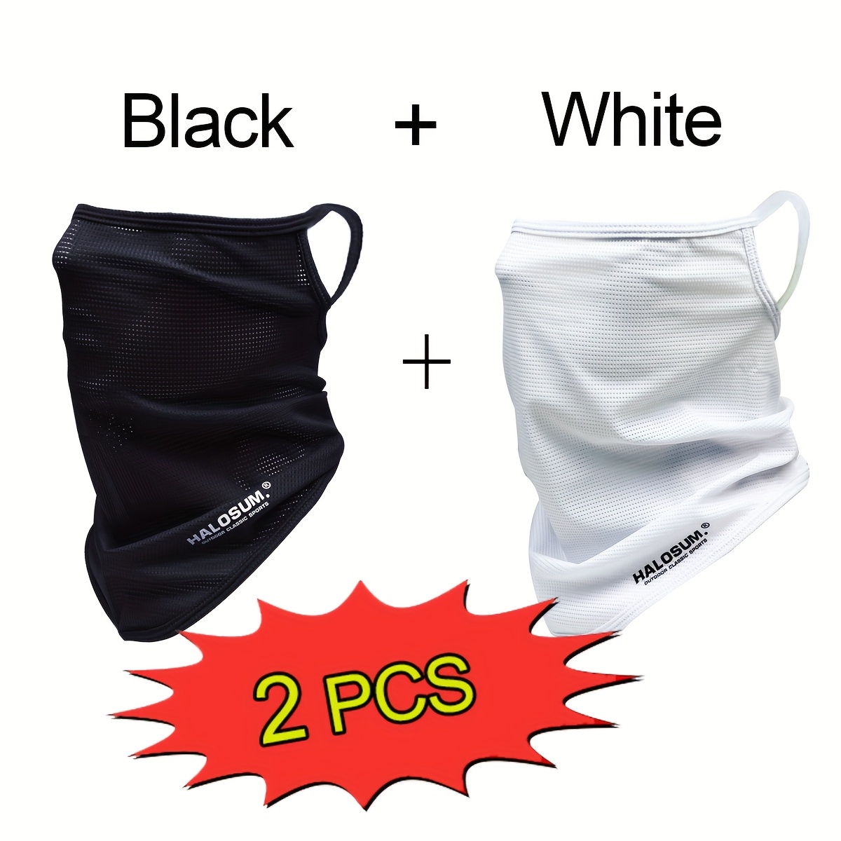 1/2Pcs 아이스 실크 페이스 마스크 통기성 사이클링 - Fishing Mask Sun Protection 리뷰 및 가격