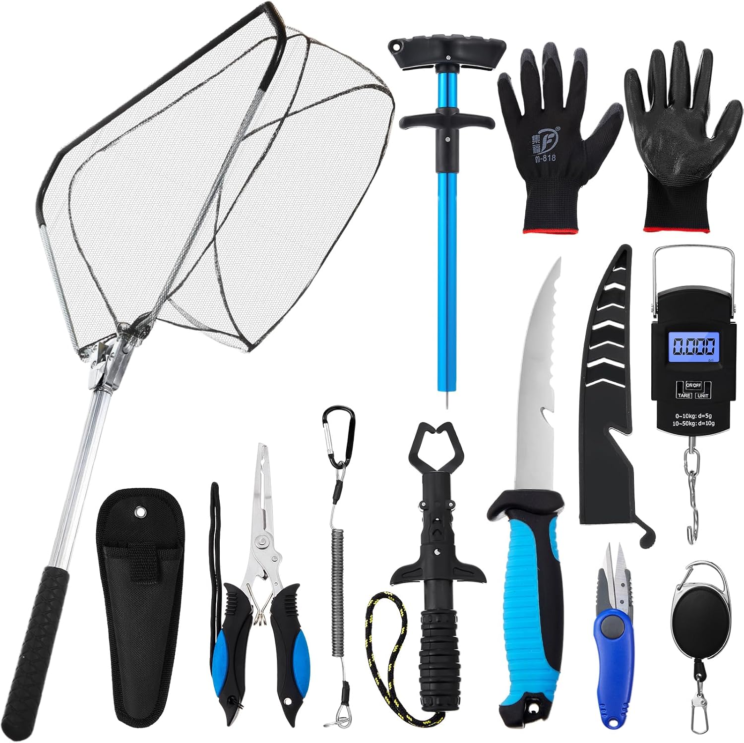 10종 다기능 낚시 도구 세트 (낚시 플라이어, 랜야드 - Fishing Gloves 리뷰 및 가격