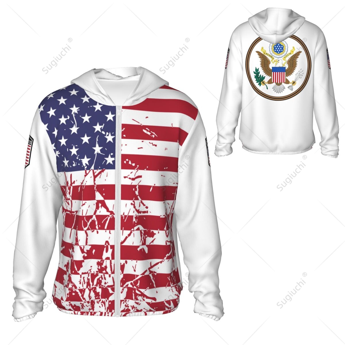 미국 국기 자외선 차단 후드티 자외선 차단 의류 낚시  - Fishing Hoodie 리뷰 및 가격