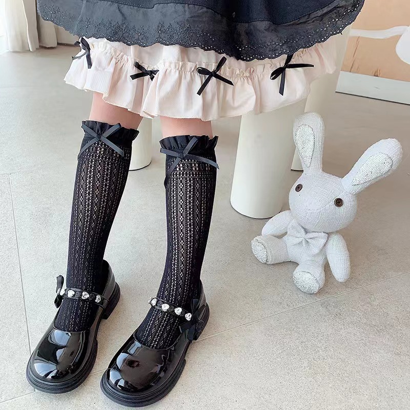 여자 긴 튜브 레이스 스타킹 달콤한 활 자카드 패턴 메 - Fishing Socks 리뷰 및 가격