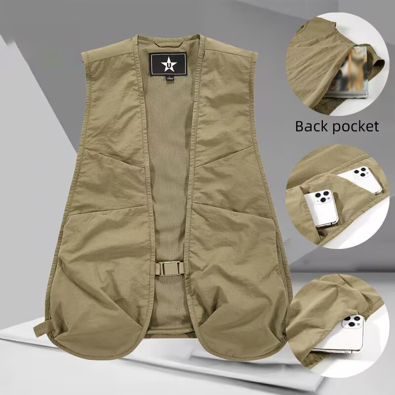 경량 남여 양복 조끼 조끼 멀티 포켓 힙합 street - Fishing Vest 리뷰 및 가격