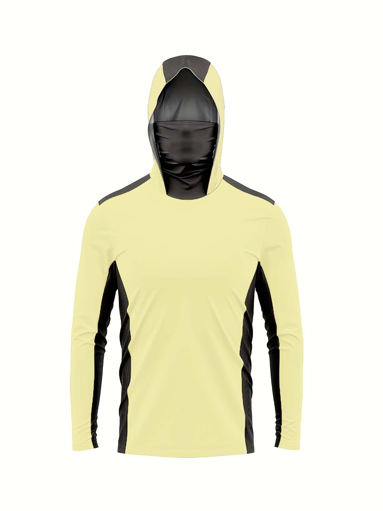 남성용 낚시 의류 긴팔 마스크 후드 낚시 셔츠 UPF  - Fishing Shirt Uv Protection 리뷰 및 가격